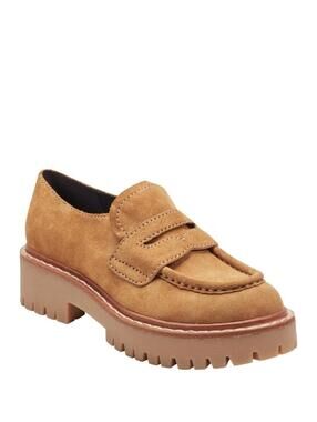 179$ Marc Fisher LTD Norton Lug Sole Penny Loafer Women's Size 10 US Natural